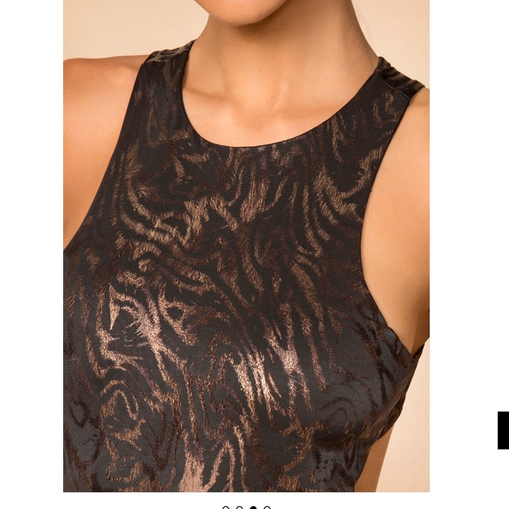 NWT Superdown Tristian Dress XS Black metallic - Picture 4 of 16
